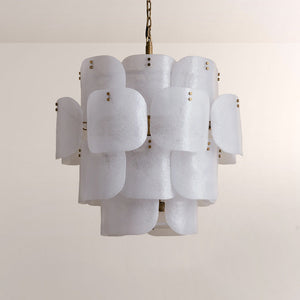 Blairo Tiered Blown Glass Chandelier