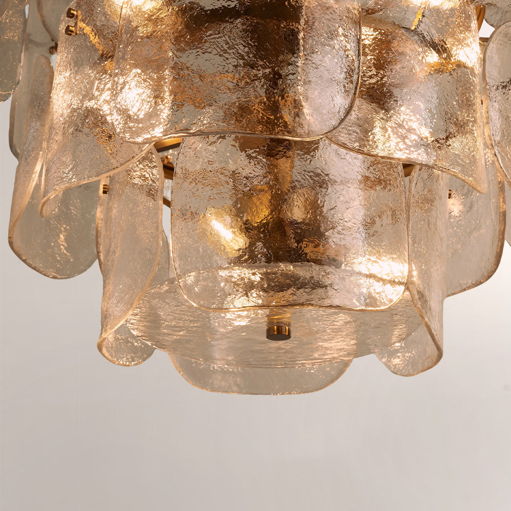 Blairo Tiered Blown Glass Chandelier