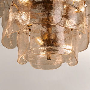 Blairo Tiered Blown Glass Chandelier
