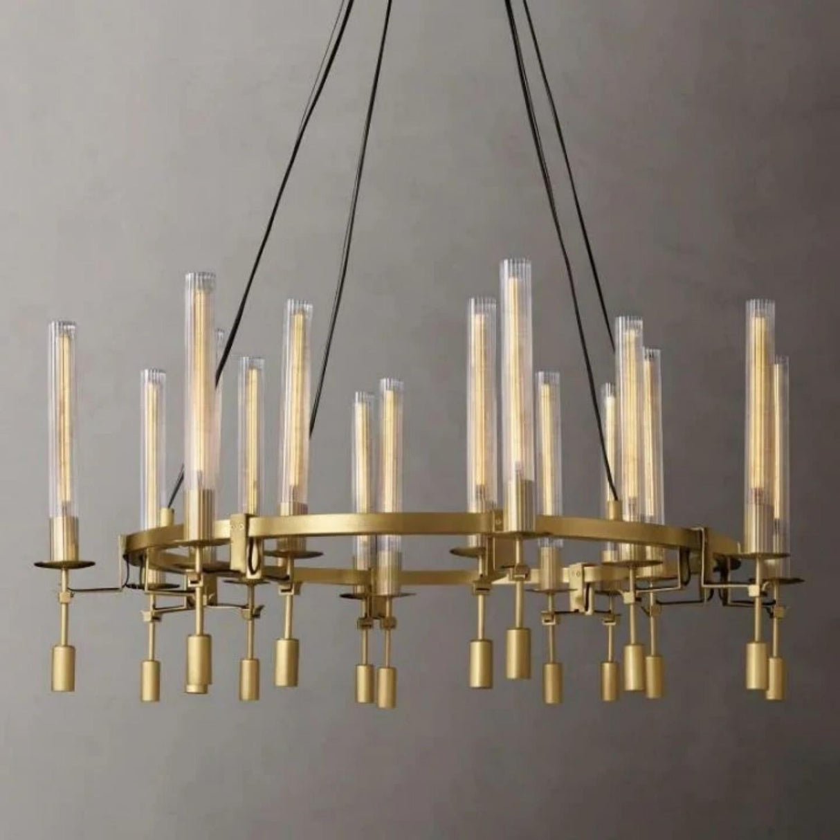 Bouncy Round Chandelier