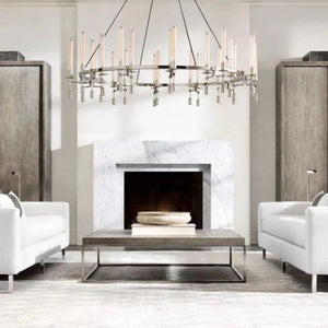 Bouncy Round Chandelier