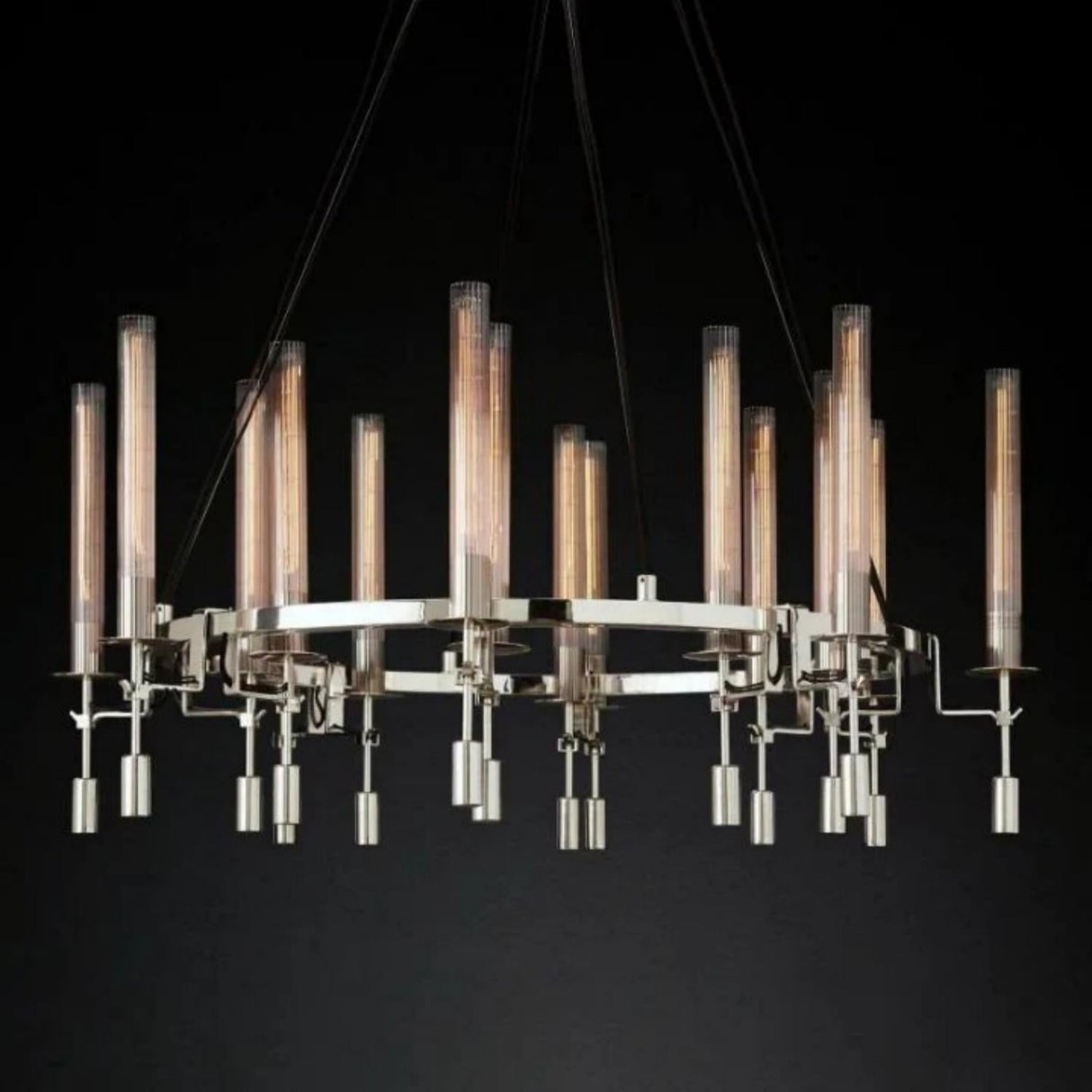 Bouncy Round Chandelier