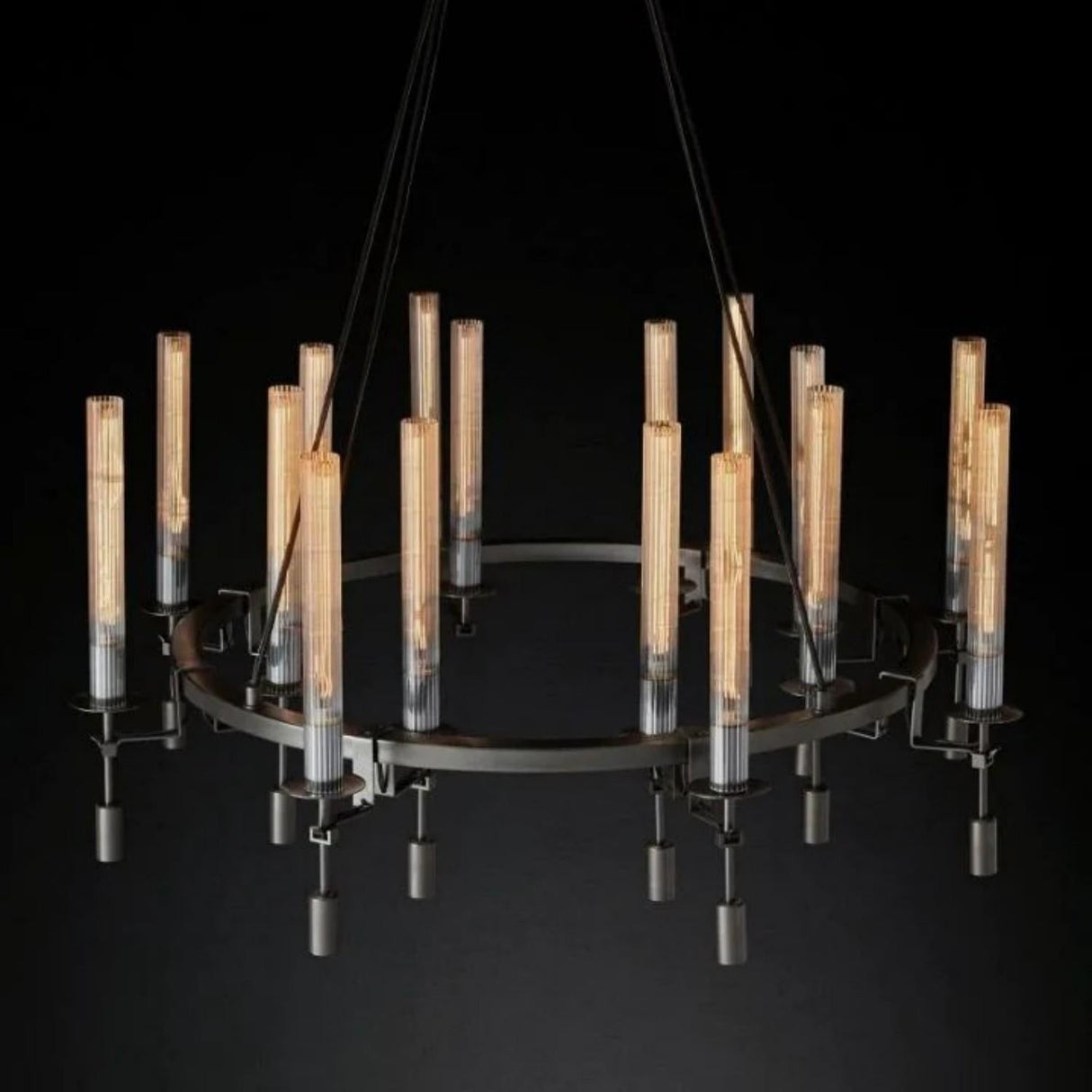Bouncy Round Chandelier