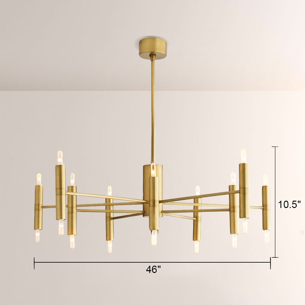 Bozeman Brass Chandelier
