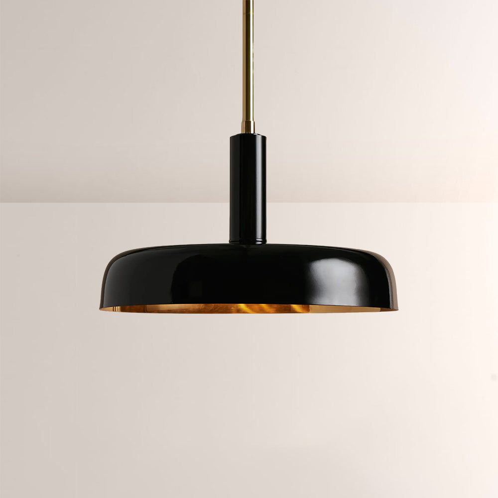 Bonham Gloss Lacquer & Brass Pendant