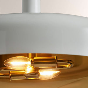 Bonham Gloss Lacquer & Brass Pendant