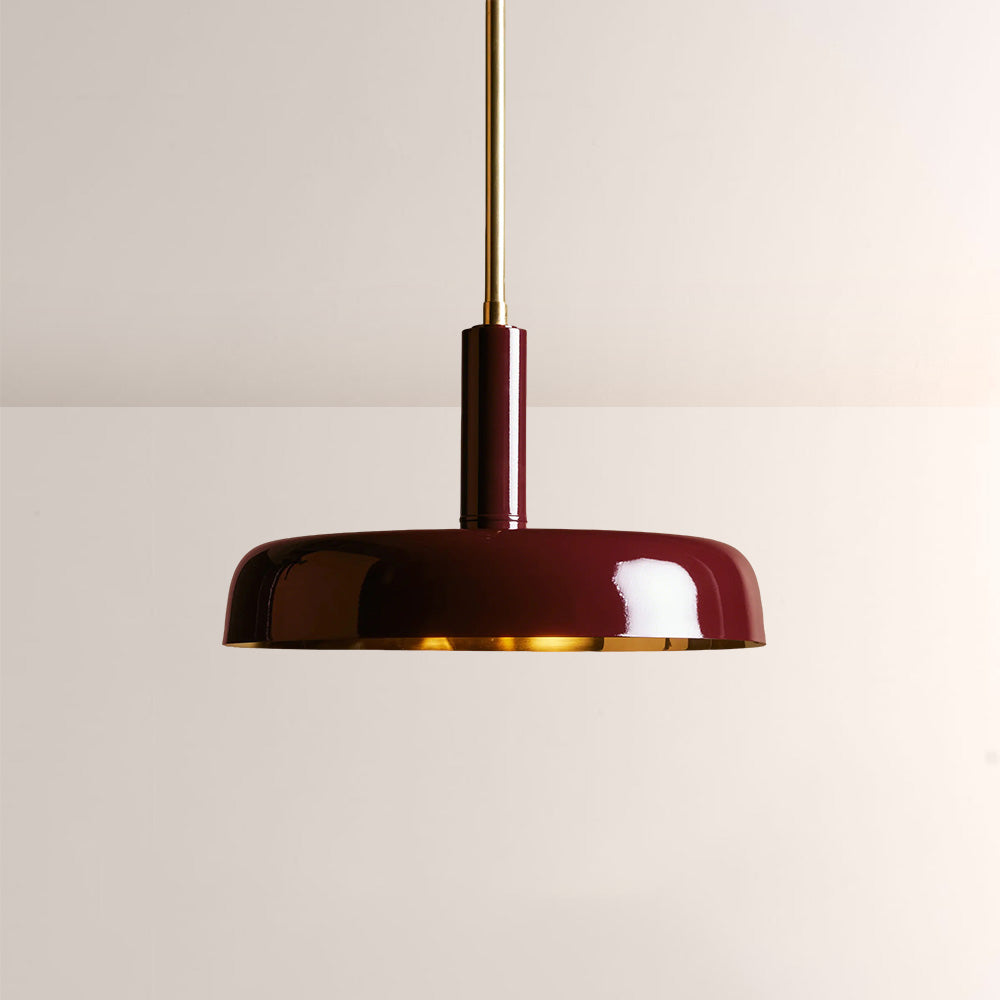 Bonham Gloss Lacquer & Brass Pendant