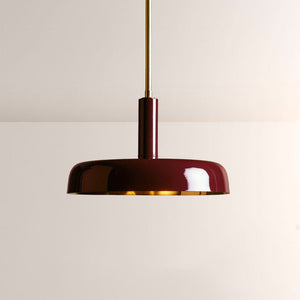 Bonham Gloss Lacquer & Brass Pendant