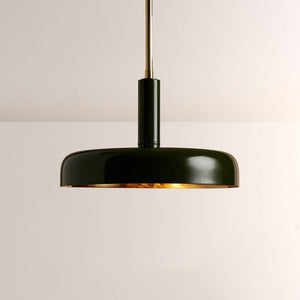 Bonham Gloss Lacquer & Brass Pendant