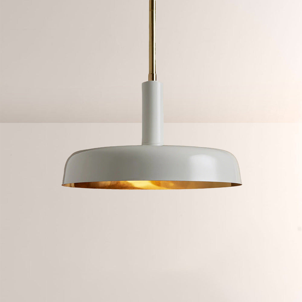 Bonham Gloss Lacquer & Brass Pendant
