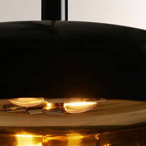 Bonham Gloss Lacquer & Brass Pendant