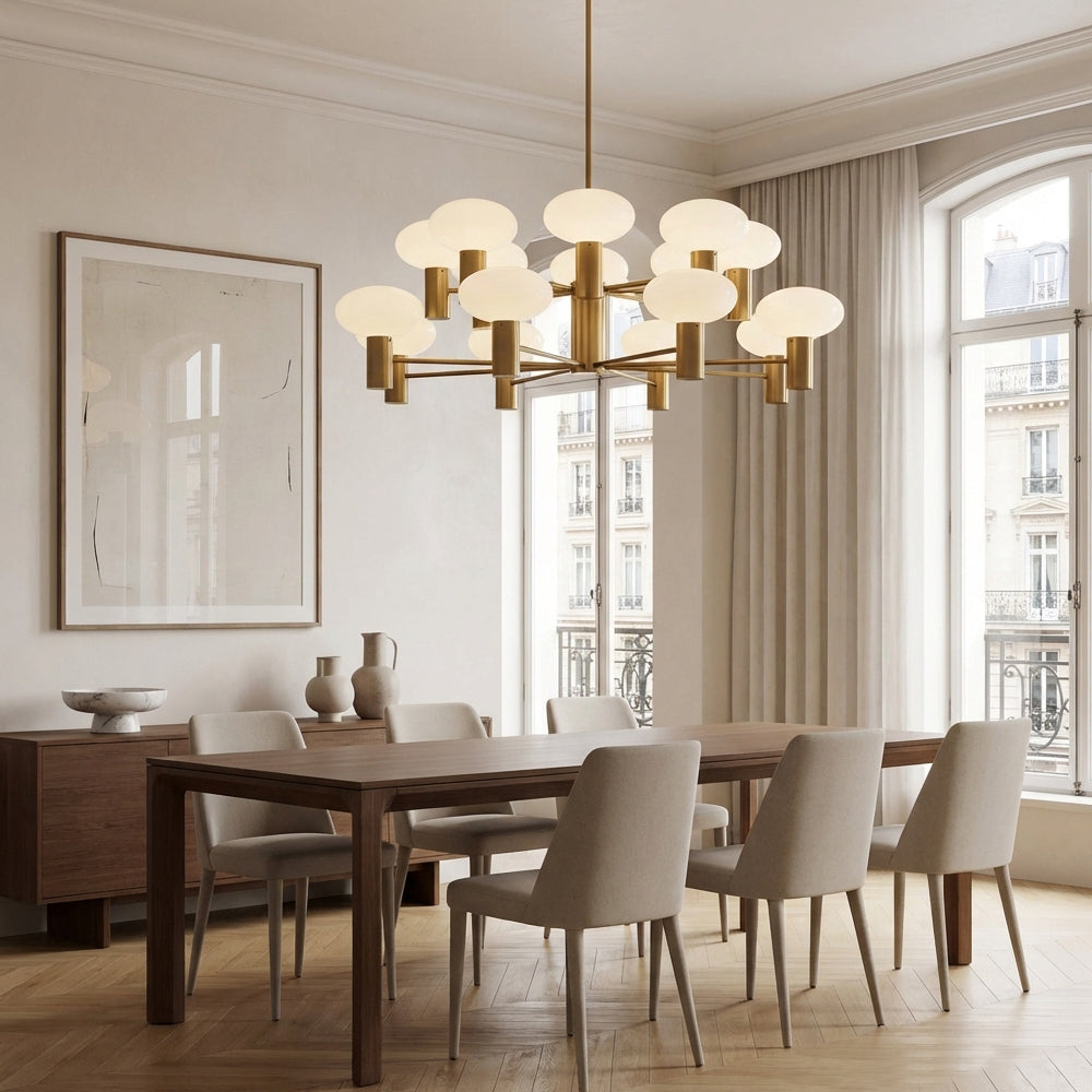 Harlow Two-Layer Round Chandelier