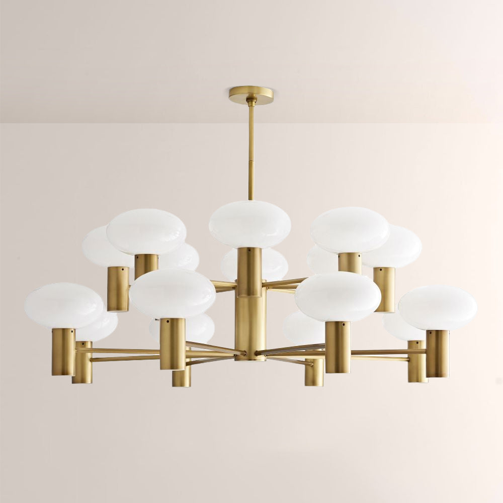 Harlow Two-Layer Round Chandelier