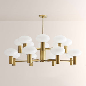 Harlow Two-Layer Round Chandelier