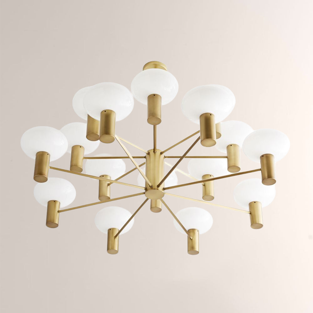 Harlow Two-Layer Round Chandelier