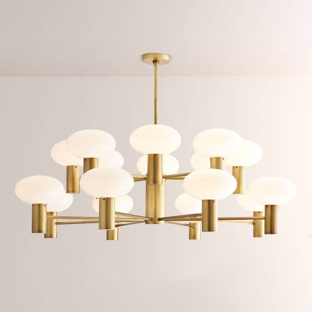 Harlow Two-Layer Round Chandelier