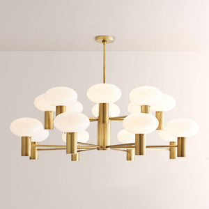 Harlow Two-Layer Round Chandelier