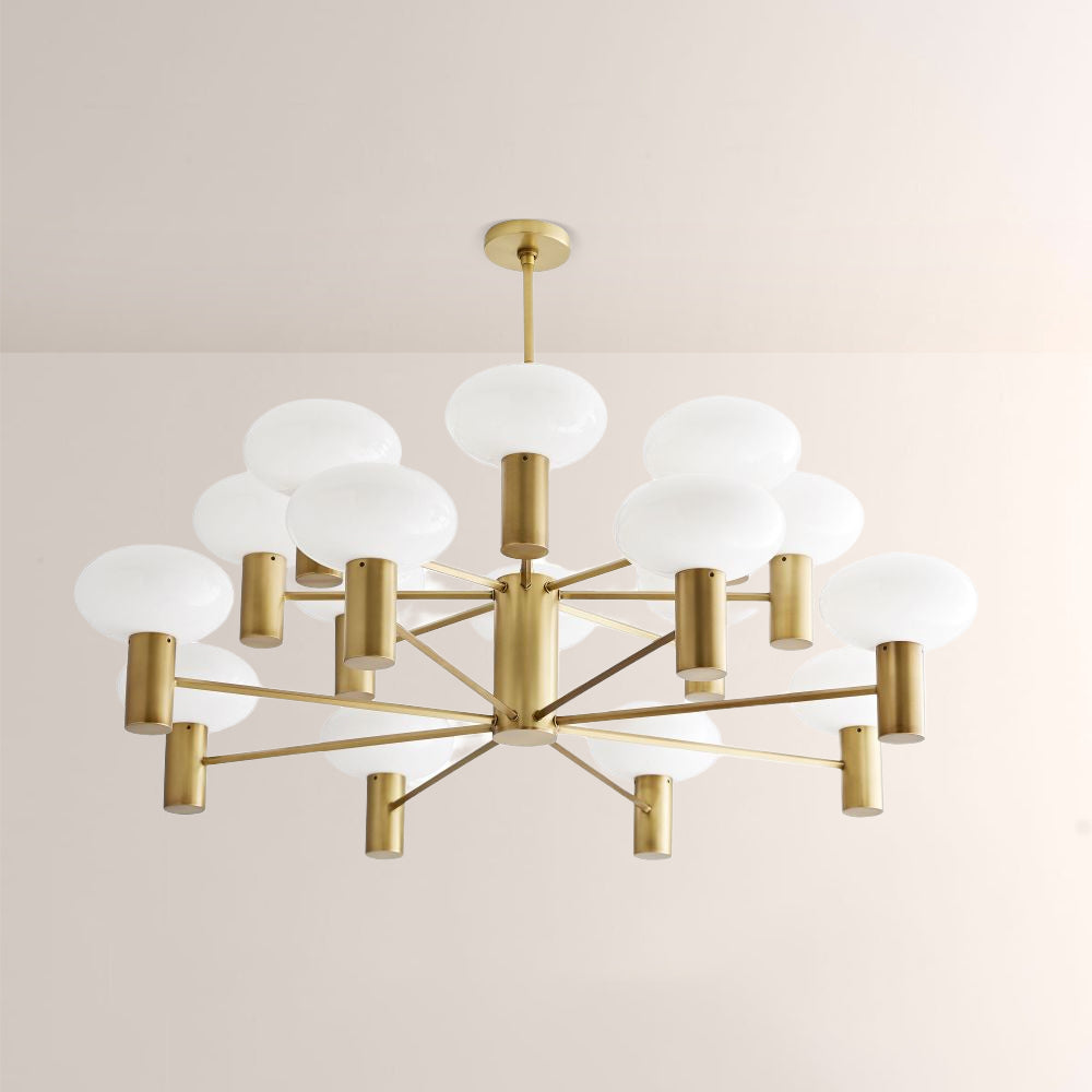 Harlow Two-Layer Round Chandelier