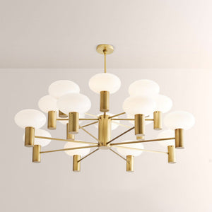 Harlow Two-Layer Round Chandelier