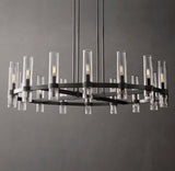 Ramelle Round Glass Chandelier 60"