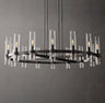 Ramelle Round Glass Chandelier 60"