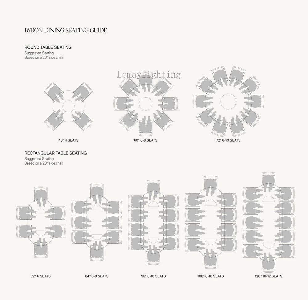 ByrMarq Round Dining Table