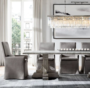 Leonor Rectangular Chandelier 72“