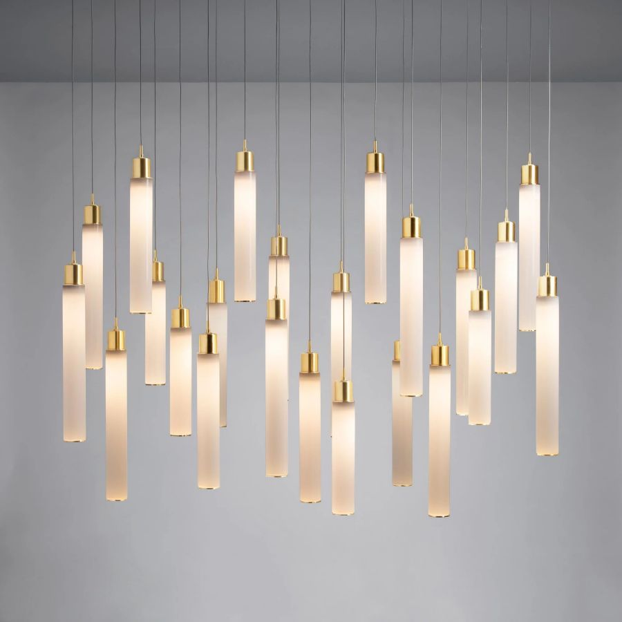 Candle Square Chandelier