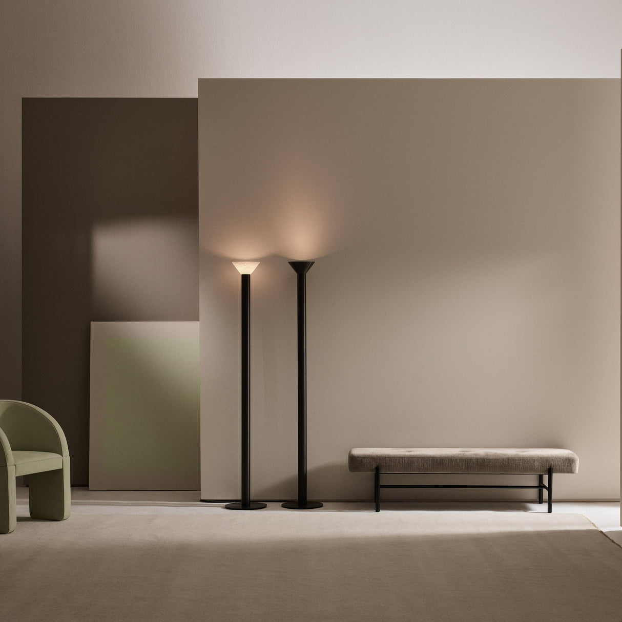 Torres Alabaster Floor Light