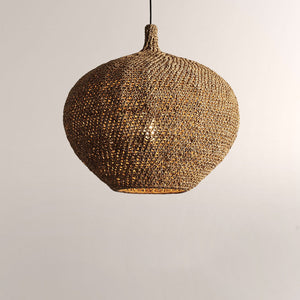 Caila Crocheted Seagrass Pendant