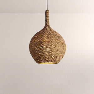 Caila Crocheted Seagrass Pendant