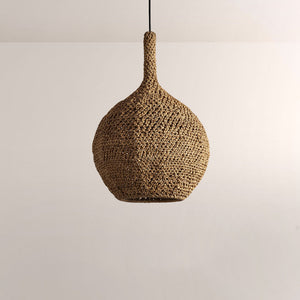 Caila Crocheted Seagrass Pendant