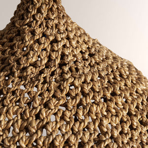Caila Crocheted Seagrass Pendant