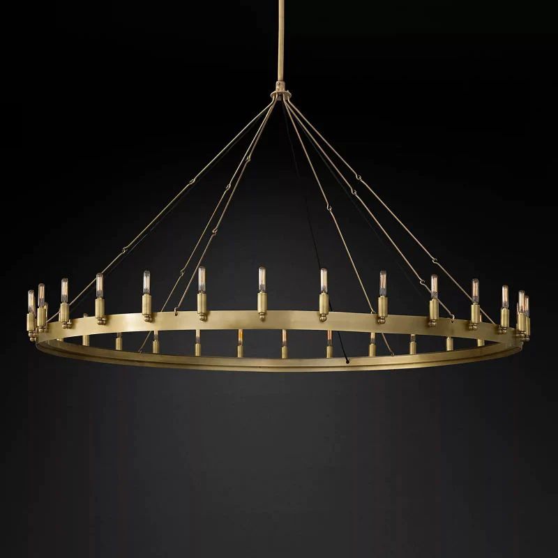 Camia Filament Round Chandelier<26"-73">
