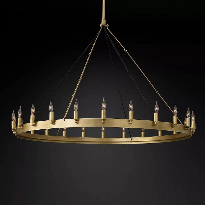 Camia Candelabra Round Chandelier<26"-73">
