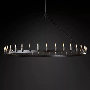 Camia Filament Round Chandelier<26"-73">