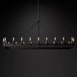 Camia Filament Rectangle Chandelier<41"-52">