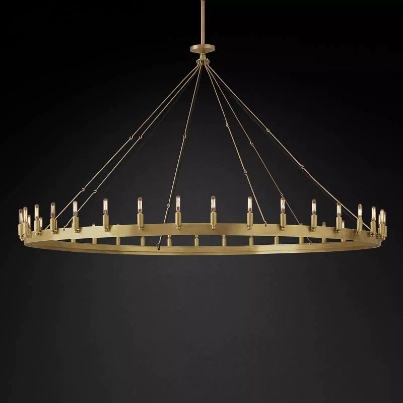 Camia Filament Round Chandelier<26"-73">