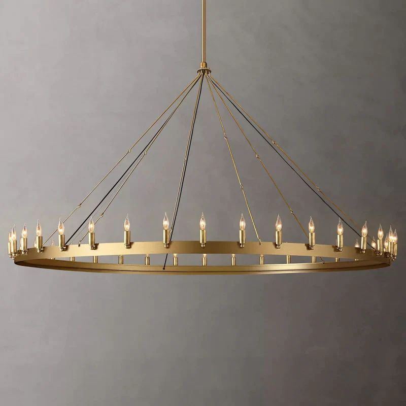 Camia Candelabra Round Chandelier<26"-73">