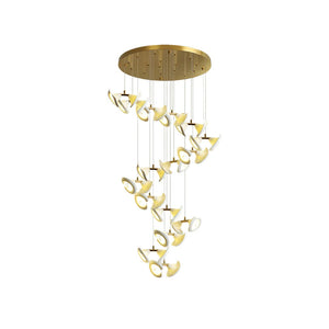 Ceramic Chandeliers Luxury Tulip Flower Ceiling Light