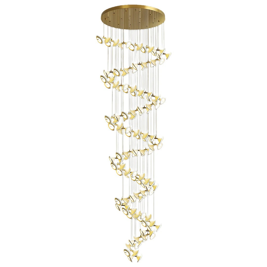 Ceramic Chandeliers Luxury Tulip Flower Ceiling Light