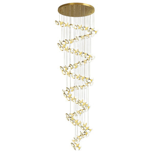 Ceramic Chandeliers Luxury Tulip Flower Ceiling Light