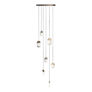 Chandelier for Staircase Full Copper Luxury Crystal Ceiling Light