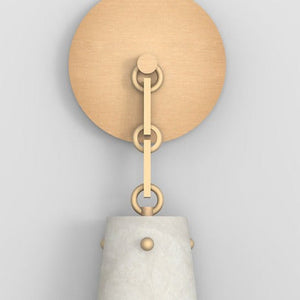 Contemporary Alabaster Wall Sconce