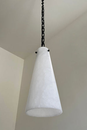 Contemporary Unique Alabaster Pendant Light