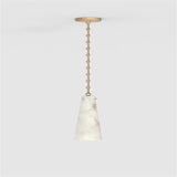 Contemporary Unique Alabaster Pendant Light
