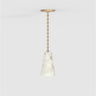 Contemporary Unique Alabaster Pendant Light