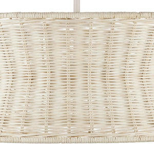 Phebe 28 Inch 4 Light Rattan Chandelier