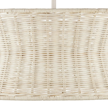 Phebe 28 Inch 4 Light Rattan Chandelier