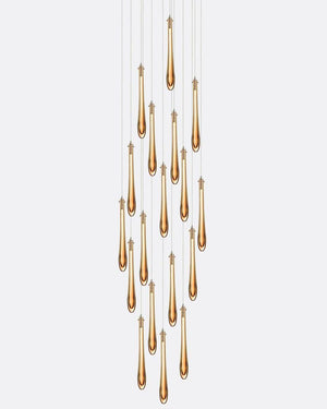 Dewdrop Square Chandelier